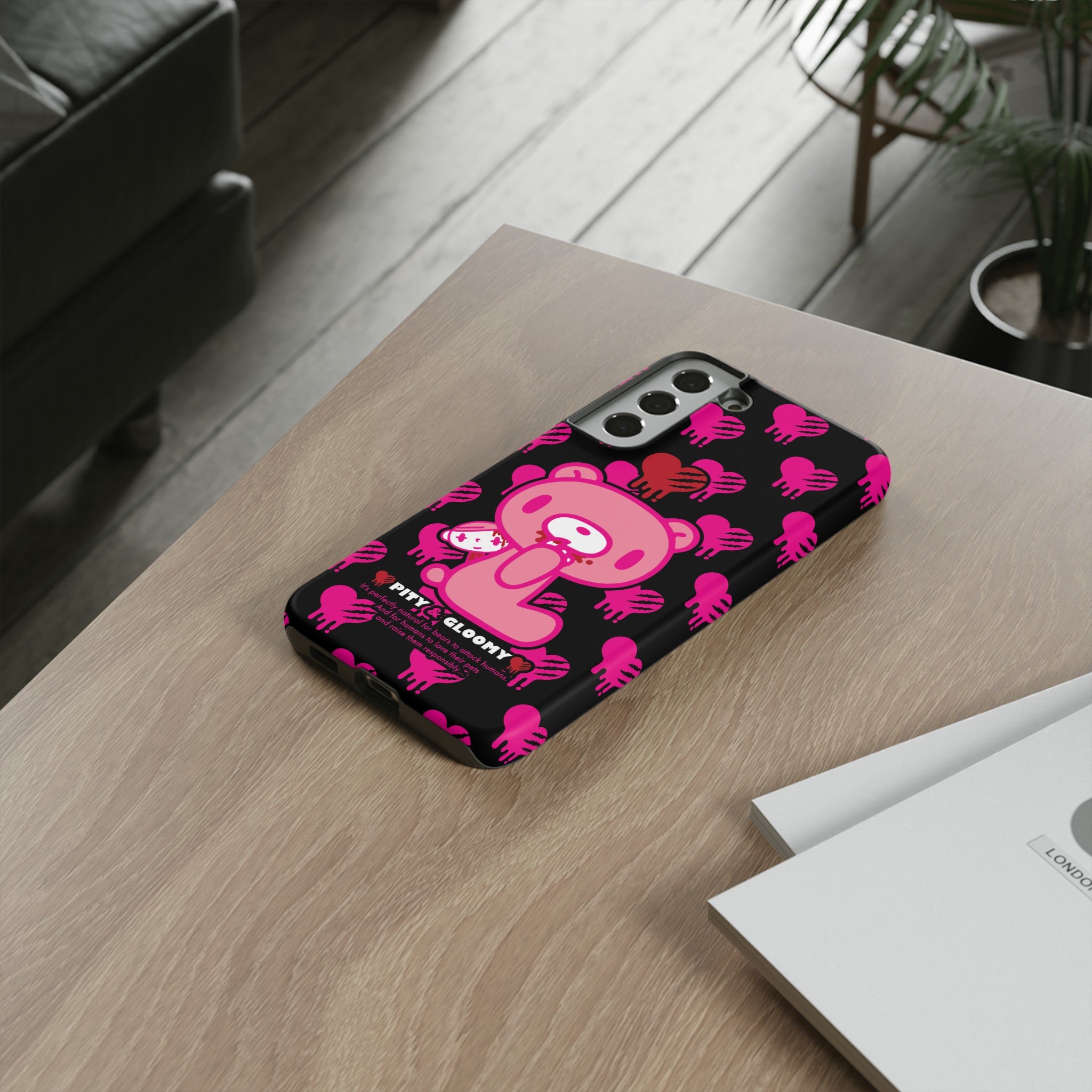Gloomy Bear Pink Phone Case